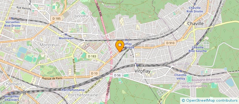 localisation de l'entreprise SONG LONG  VIROFLAY