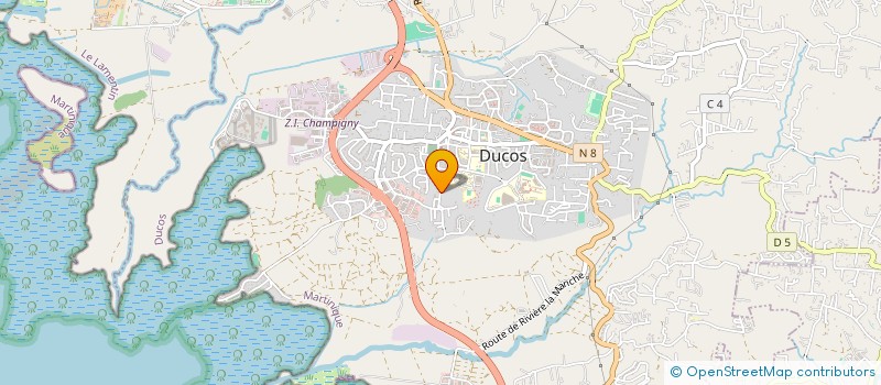 localisation de l'entreprise SONG LONG DUCOS  DUCOS