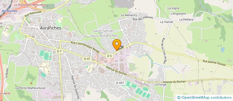 localisation de l'entreprise SONGDA  SAINT-SENIER-SOUS-AVRANCHES