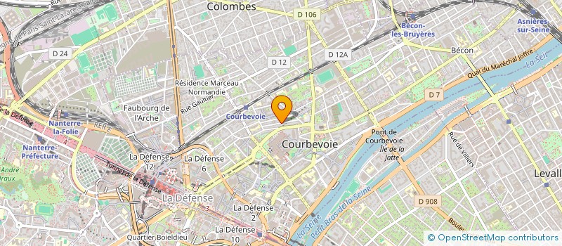 localisation de l'entreprise SONGES DE MOAI à COURBEVOIE