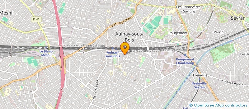 localisation de l'entreprise SONGULE à AULNAY-SOUS-BOIS