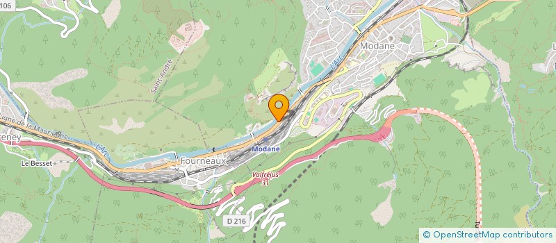 localisation de l'entreprise SONHOTEL à MODANE