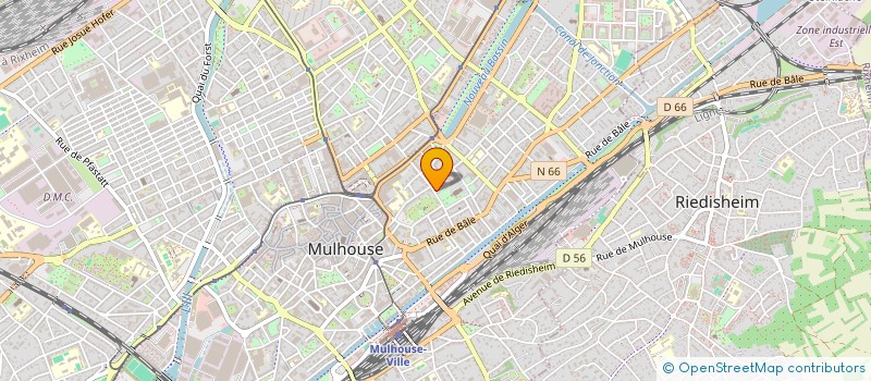 localisation de l'entreprise SONI  MULHOUSE