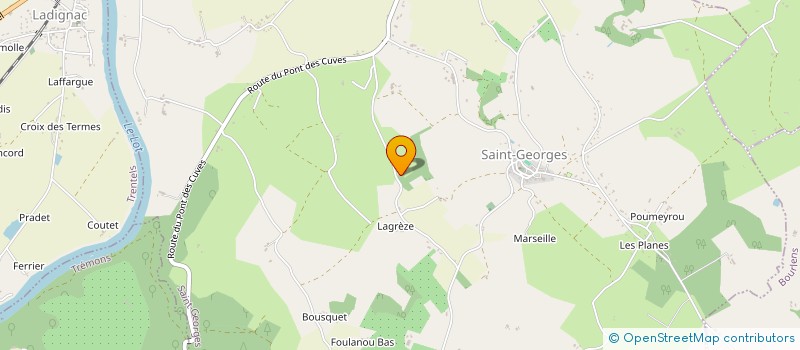localisation de l'entreprise SONI à SAINT-GEORGES