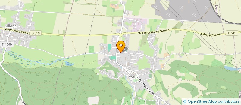 localisation de l'entreprise SONI  IZEAUX