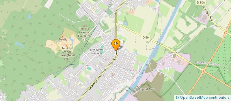 localisation de l'entreprise SONI  ESCAUTPONT