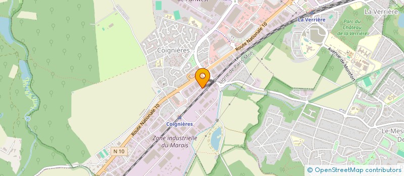 localisation de l'entreprise SONI DESIGN à COIGNIERES