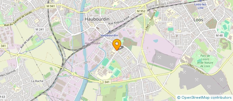 localisation de l'entreprise SONI SOLUTION  HAUBOURDIN