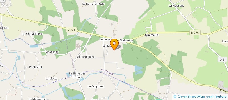 localisation de l'entreprise SONIA  VAL D'ANAST