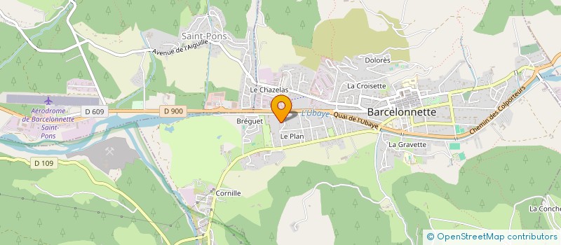 localisation de l'entreprise SONIA ALEXIS à BARCELONNETTE