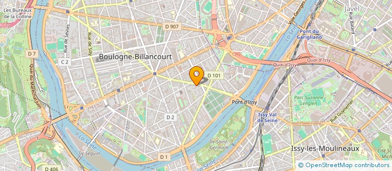 localisation de l'entreprise SONIA B à BOULOGNE-BILLANCOURT