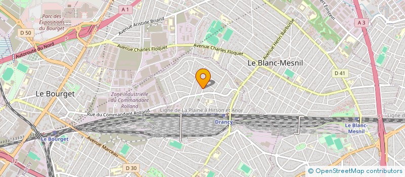 localisation de l'entreprise SONIA BAT 26 REV  DRANCY