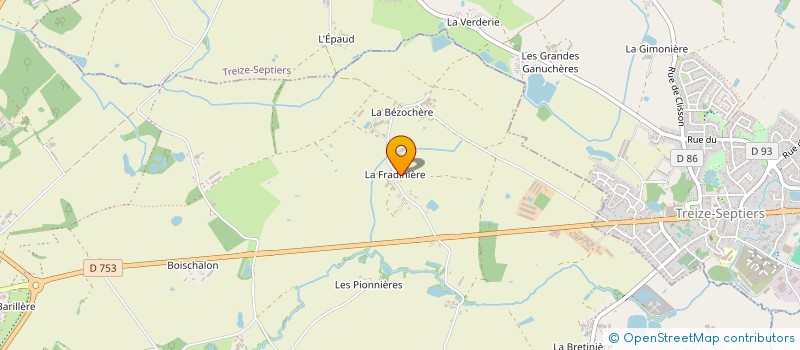 localisation de l'entreprise SONIA BOURON à MONTAIGU-VENDEE