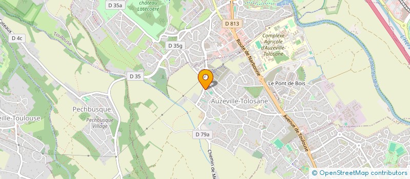 localisation de l'entreprise SONIA COIFFURE  AUZEVILLE-TOLOSANE