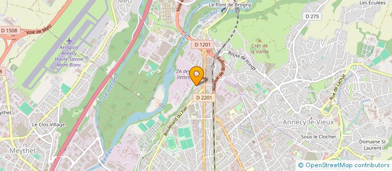 localisation de l'entreprise SONIA ET AMIS HORIZONTE AZUL-FRANCE à ANNECY