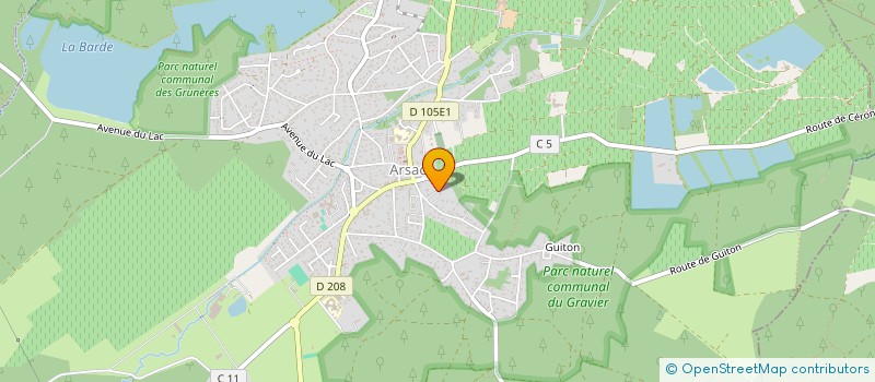 localisation de l'entreprise SONIA HOME DESIGN  ARSAC