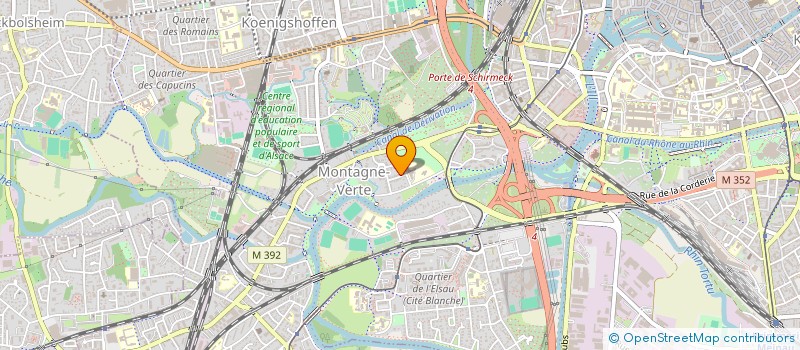 localisation de l'entreprise SONIA K à STRASBOURG