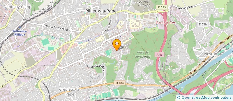 localisation de l'entreprise SONIA TAXI LYONNAIS à RILLIEUX-LA-PAPE