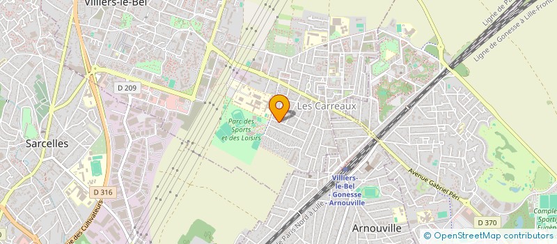 localisation de l'entreprise SONIA WEDDING  ARNOUVILLE