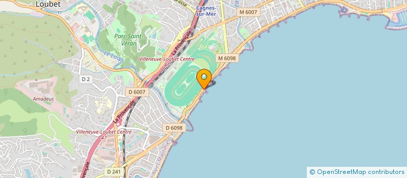 localisation de l'entreprise SONIALEX à CAGNES SUR MER