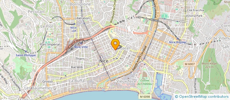 localisation de l'entreprise SONIBAT à NICE