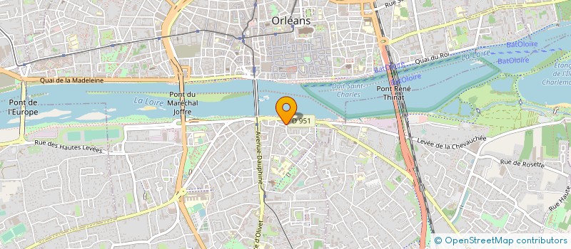 localisation de l'entreprise SONIBAT SARL à ORLEANS