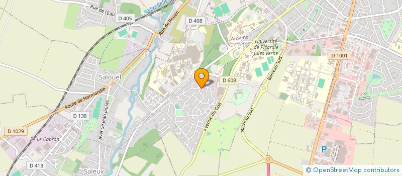 localisation de l'entreprise SONIC  SALOUEL