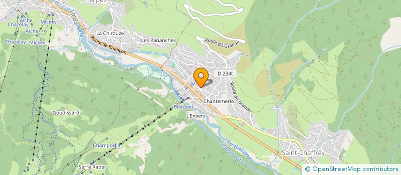 localisation de l'entreprise SONIC  SAINT-CHAFFREY