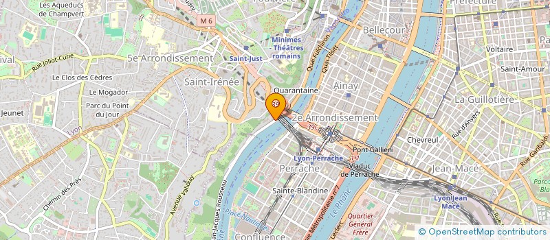 localisation de l'entreprise SONIC LYON à LYON