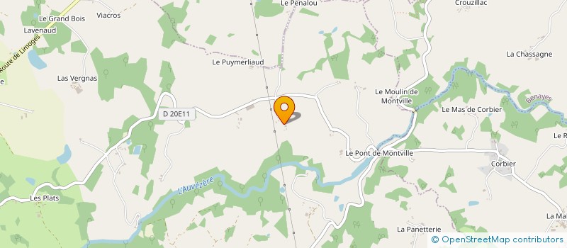 localisation de l'entreprise SONIC MUSIC FRANCE à LUBERSAC