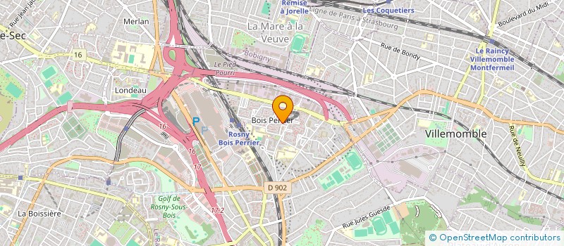localisation de l'entreprise SONIC SERVICES à ROSNY-SOUS-BOIS