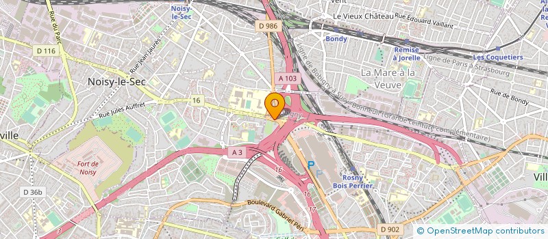 localisation de l'entreprise SONIC TRANSPORT à ROSNY-SOUS-BOIS