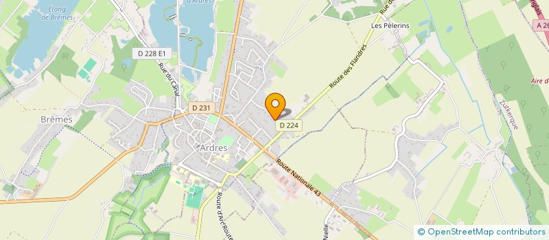 localisation de l'entreprise SONICA  ARDRES