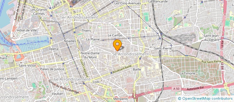 localisation de l'entreprise SONICA VIBES à MARSEILLE