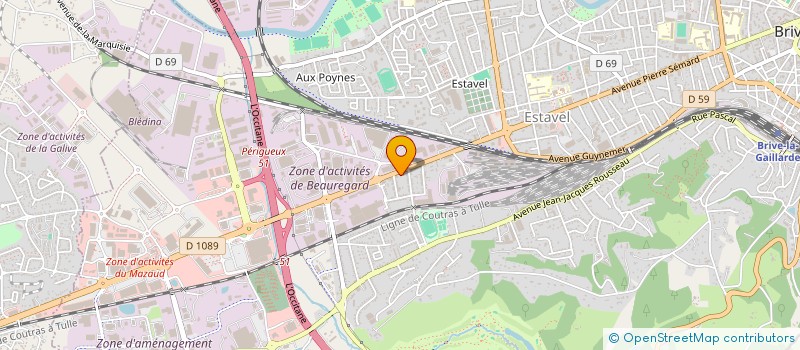 localisation de l'entreprise SONICO  BRIVE-LA-GAILLARDE