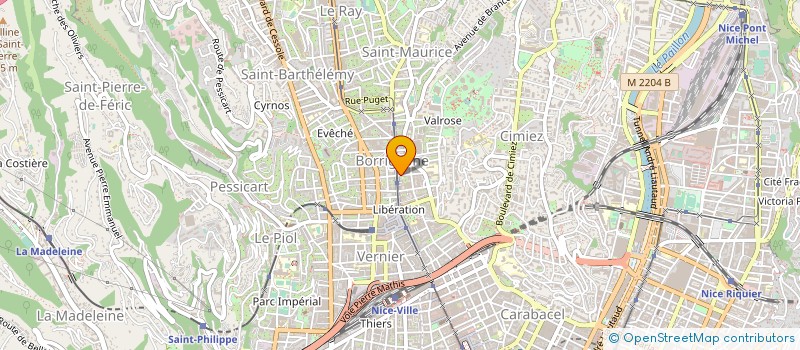 localisation de l'entreprise SONICO IMMOBILIER  NICE