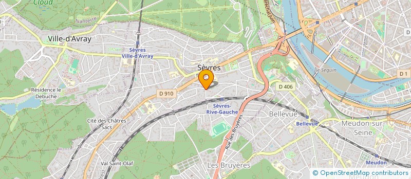 localisation de l'entreprise SONIDO LIBRE à SEVRES