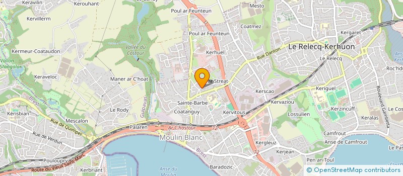 localisation de l'entreprise SONIDOLE  LE RELECQ-KERHUON