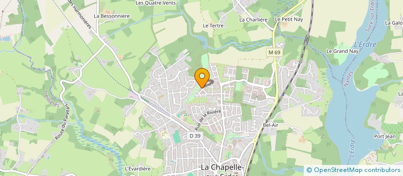 localisation de l'entreprise SONIECO à LA CHAPELLE-SUR-ERDRE