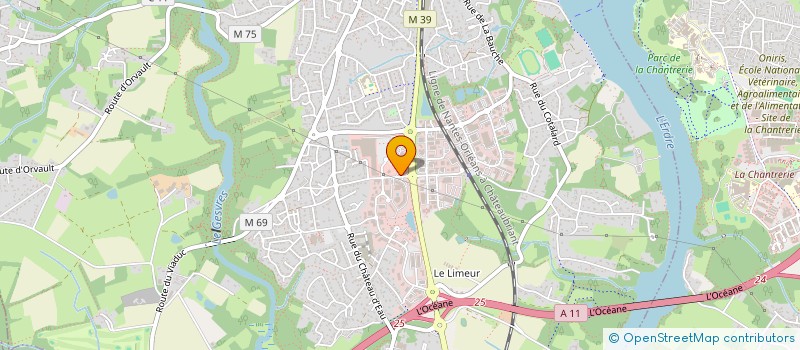 localisation de l'entreprise SONIECO à LA CHAPELLE-SUR-ERDRE