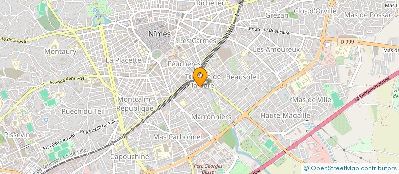 localisation de l'entreprise SONIFERBA à NIMES
