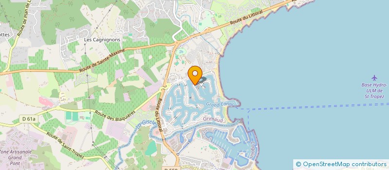 localisation de l'entreprise SONIFRANCE à GRIMAUD