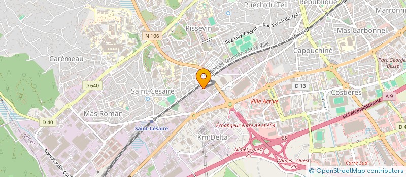 localisation de l'entreprise SONIGEST à NIMES
