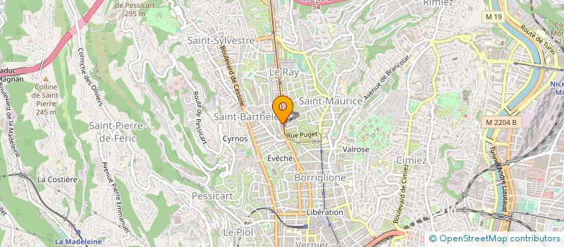 localisation de l'entreprise SONILAV à NICE