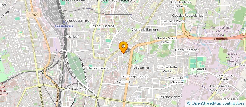 localisation de l'entreprise SONIMAGE à ORLEANS