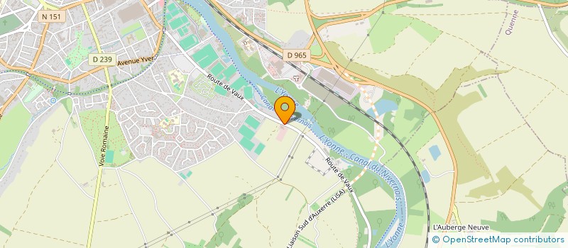 localisation de l'entreprise SONIMO  AUXERRE