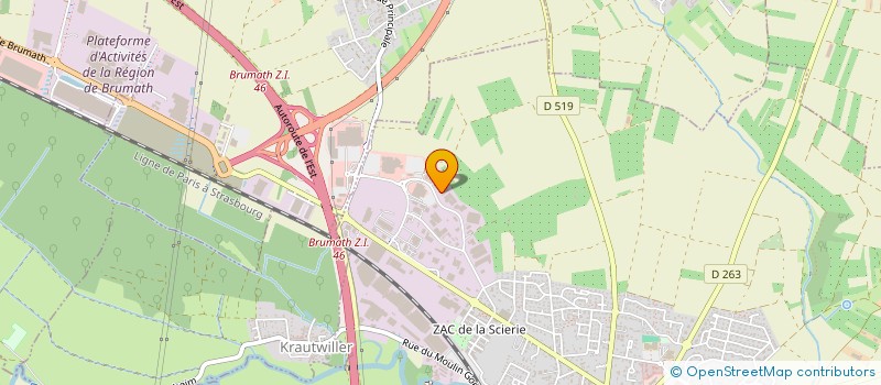 localisation de l'entreprise SONINVEST  BRUMATH