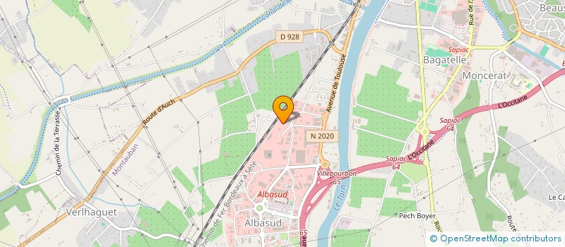localisation de l'entreprise SONIREX à MONTAUBAN