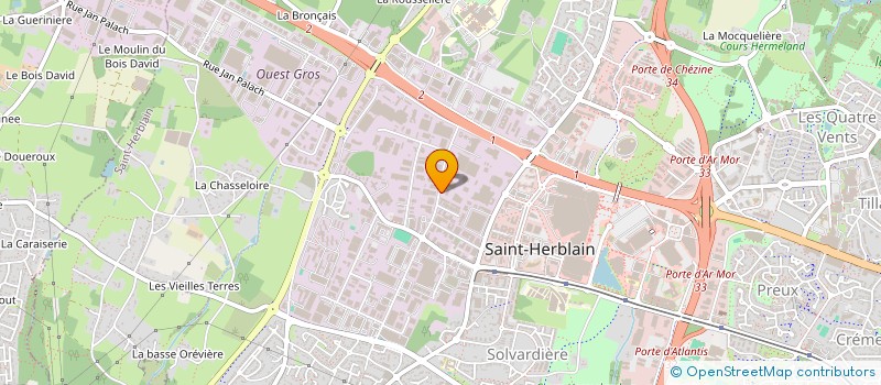localisation de l'entreprise SONISO 44 à SAINT-HERBLAIN