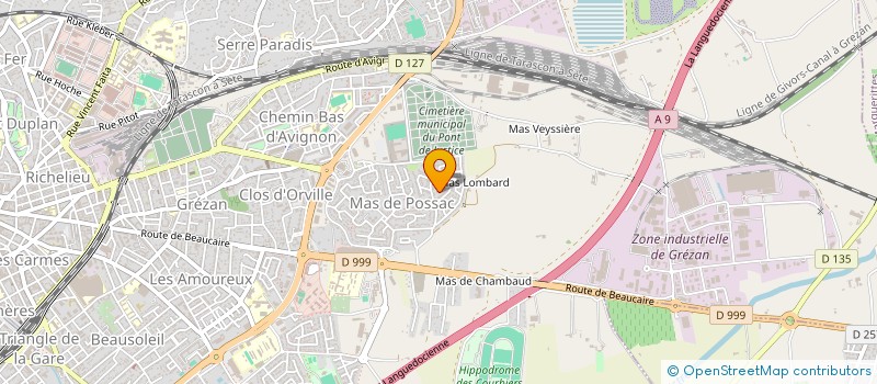 localisation de l'entreprise SONITRAPAQ  NIMES